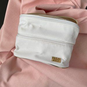 White cosmetic purse